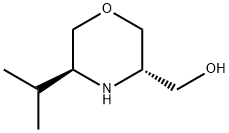 ((3S,5S)-5-异丙基吗啉-3-基)甲醇, 500708-40-7, 结构式