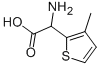 2-(3-甲基噻吩-2-基)甘氨酸,500718-18-3,结构式