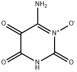 2,4,5(3H)-Pyrimidinetrione, 6-amino-, 1-oxide (9CI) Struktur
