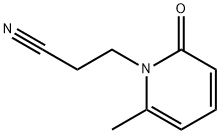 1(2H)-Pyridinepropanenitrile,6-methyl-2-oxo-(9CI) Structure