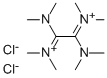 1,1,2,2-tetrakis(dimethylamino)ethane-1,2-bis(ylium) dichloride Struktur