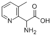 2-AMINO-2-(3-METHYLPYRIDIN-2-YL)ACETIC ACID Struktur