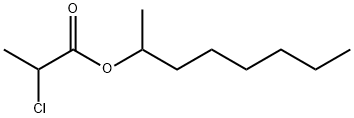 2-氯丙酸辛-2-酯 结构式