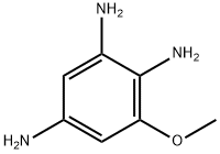 1,2,4-Benzenetriamine,  6-methoxy- Struktur
