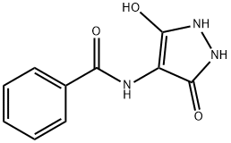 Benzamide, N-(2,3-dihydro-5-hydroxy-3-oxo-1H-pyrazol-4-yl)- (9CI) 化学構造式