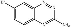 1,2,4-BENZOTRIAZIN-3-AMINE, 7-BROMO- Structure