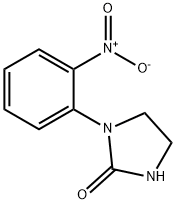 1-(2-NITRO-PHENYL)-IMIDAZOLIDIN-2-ONE 化学構造式