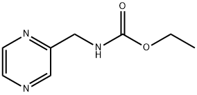 Carbamic  acid,  (pyrazinylmethyl)-,  ethyl  ester  (9CI) Struktur