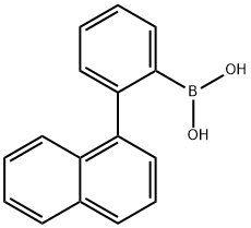 2-(naphthalen-1-yl)phenylboronic acid Structure