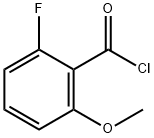 2-Fluoro-6-methoxybenzoyl chlorid Struktur