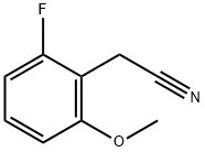 2-Methoxy-6-fluorobenzyl cyanide Struktur