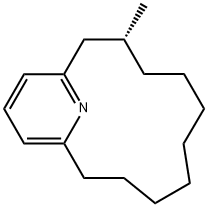 2,6-[(2R)-2-メチルデカン-1,10-ジイル]ピリジン 化学構造式