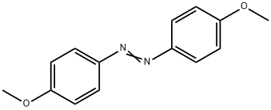 1,2-ビス(4-メトキシフェニル)ジアゼン 化学構造式