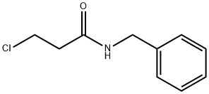 N-ベンジル-3-クロロプロパンアミド 化学構造式