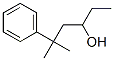 5-methyl-5-phenylhexan-3-ol Struktur