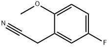 2-Methoxy-5-fluorobenzyl cyanide Structure