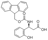 FMOC-(S)-3-AMINO-3-(2-HYDROXY-PHENYL)-PROPIONIC ACID Struktur