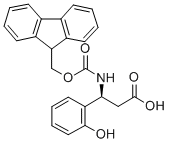 FMOC-(S)-3-AMINO-3-(2-HYDROXY-PHENYL)-PROPIONIC ACID Structure