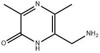 2(1H)-Pyrazinone, 6-(aminomethyl)-3,5-dimethyl- (9CI)