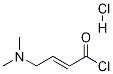 (E)-4-(diMethylaMino)but-2-enoyl chloride (Hydrochloride) Structure
