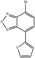 2,1,3-Benzothiadiazole, 4-broMo-7-(2-thienyl)- Structure