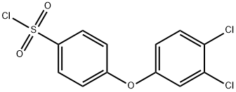 4-(3,4-ジクロロフェノキシ)ベンゼンスルホニルクロリド 化学構造式
