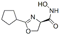 4-Oxazolecarboxamide,2-cyclopentyl-4,5-dihydro-N-hydroxy-,(4R)-(9CI) Struktur