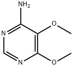 4-氨基-5,6-二甲氧基嘧啶 结构式