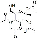 メチルα-D-マンノピラノシドテトラアセタート 化学構造式
