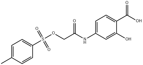 2-ヒドロキシ-4-(p-トルエンスルホニルオキシアセチルアミノ)安息香酸