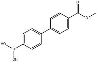 4'-BORONIC ACID-BIPHENYL-4-CARBOXYLIC ACID METHYL ESTER Structure