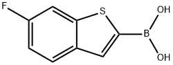 (6-フルオロベンゾ[B]チオフェン-2-イル)ボロン酸 化学構造式