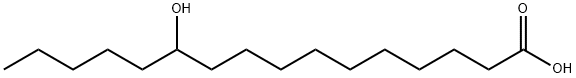 11-羟基十六酸,502-75-0,结构式