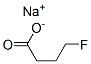 4-Fluorobutyric acid sodium salt Struktur