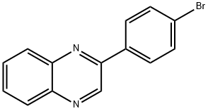 2-(4-溴苯基)喹喔啉, 5021-45-4, 结构式