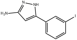 5-(3-요오도-페닐)-2H-피라졸-3-일라민