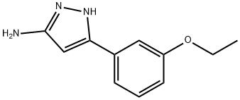 1H-Pyrazol-3-amine,5-(3-ethoxyphenyl)-(9CI) Struktur