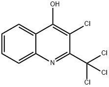 4-Quinolinol,  3-chloro-2-(trichloromethyl)- Structure