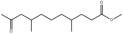 Undecanoic acid, 4,8-dimethyl-10-oxo-, methyl ester Struktur