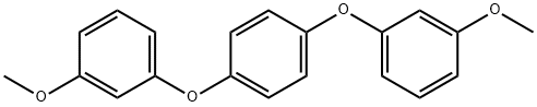 1,4-ビス(3-メトキシフェノキシ)ベンゼン 化学構造式