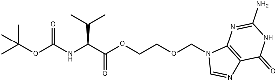 N-t-Boc-valacyclovir Structure
