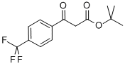 BETA-OXO-4-(TRIFLUOROMETHYL)-BENZENEPROPANOIC ACID 1,1-DIMETHYLETHYL ESTER Structure