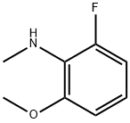 Benzenamine, 2-fluoro-6-methoxy-N-methyl- (9CI) Structure