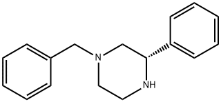 (3S)-3-苯基-1-(苯基甲基)哌嗪, 502482-38-4, 结构式
