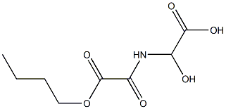 Acetic  acid,  [(butoxyoxoacetyl)amino]hydroxy-  (9CI) 结构式