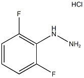 2,6-二氟苯肼盐酸盐 结构式