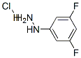 3,5-Difluorophenylhydrazine hydrochloride Struktur