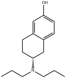 (R)-6-DIPROPYLAMINO-5,6,7,8-TETRAHYDRO-NAPHTHALEN-2-OL HYDROBROMIDE 结构式