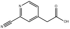 2-CYANO-4-PYRIDINE ACETIC ACID Struktur