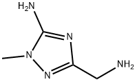 1H-1,2,4-Triazole-3-methanamine, 5-amino-N-methyl- (9CI) 结构式